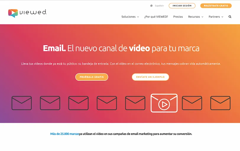 Captura del sitio web de viewed.video